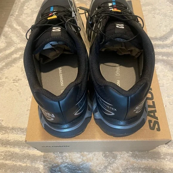 Salomon Black Athletic Shoes with Quick-Lace System - Picture 4 of 7